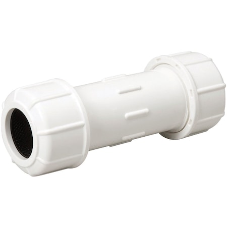 B & K B & K 1-1/4 In. x 6 In. Compression PVC Coupling 160-106